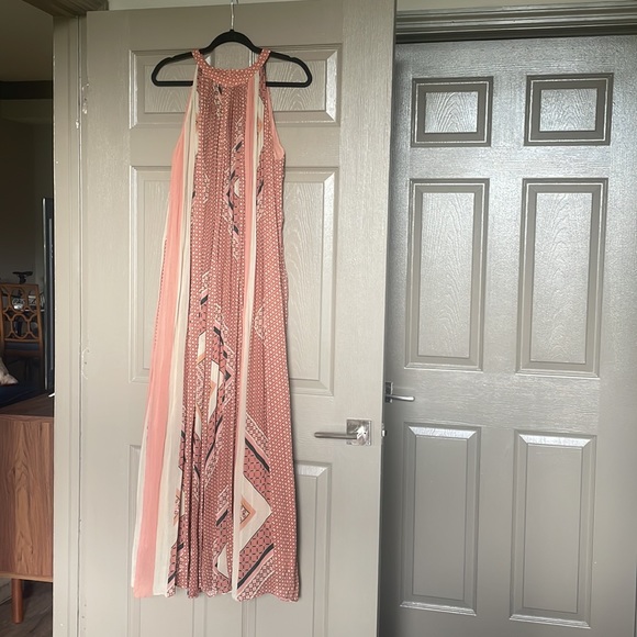 Anthropologie Nikita Mhaisalkar Abstract Halter Maxi Dress - Picture 6 of 14